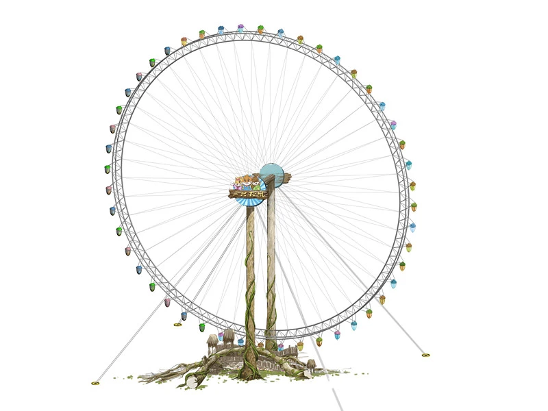 Wuhu Anhui Squirrel Town Ferris Wheel 133m-1 Wuhu Anhui Squirrel Town Ferris Wheel 133m-1